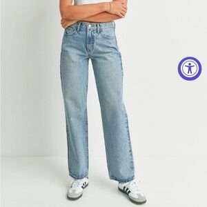 Just Black Light Wash Straight Leg Jeans